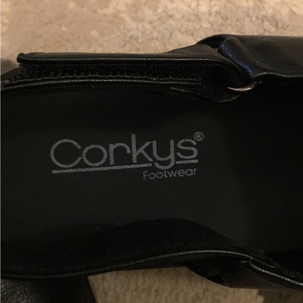 Corkys Black Make Em Blush Studded Clogs - Picture 7 of 8